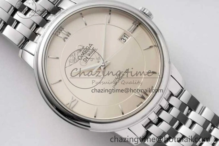 0506 Bright De Ville SS DIWF 1:1 Best Edition Silver Dial SS Markers on SS Bracelet MIYOTA 7848